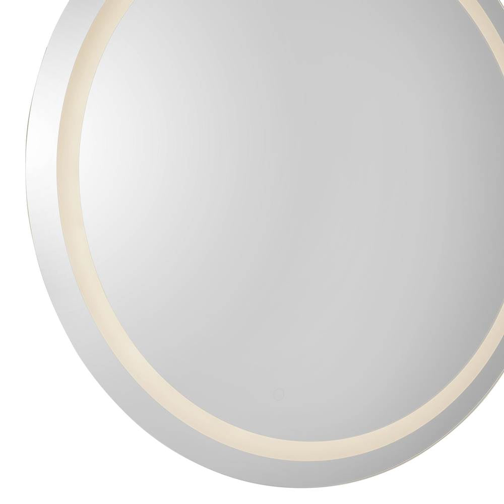 Kuzco VM40440-5CCT Sandblasted Merc Edge Hillmont 40-in Sandblasted Merc Edge Led Vanity Mirror Image 3