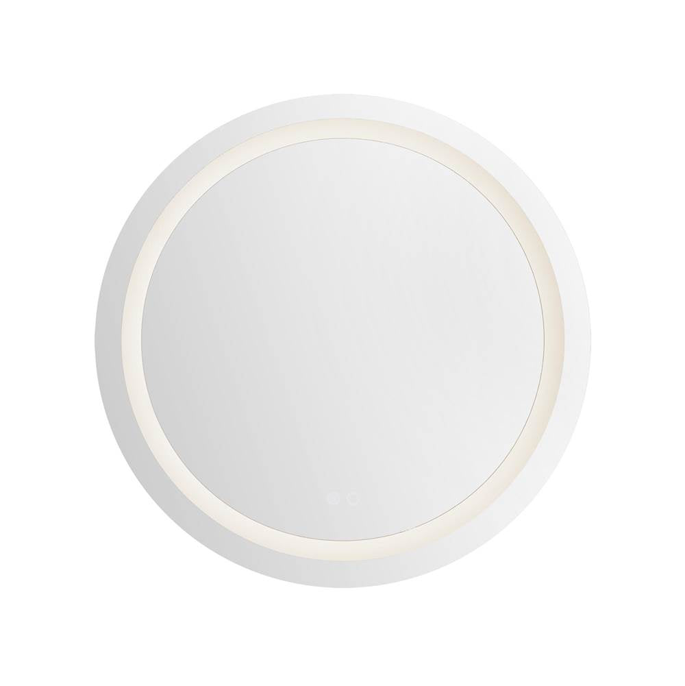 Kuzco VM41032-5CCT Sandblasted Merc Edge Hillmont 32-in Sandblasted Merc Edge Led Vanity Mirror Image 1