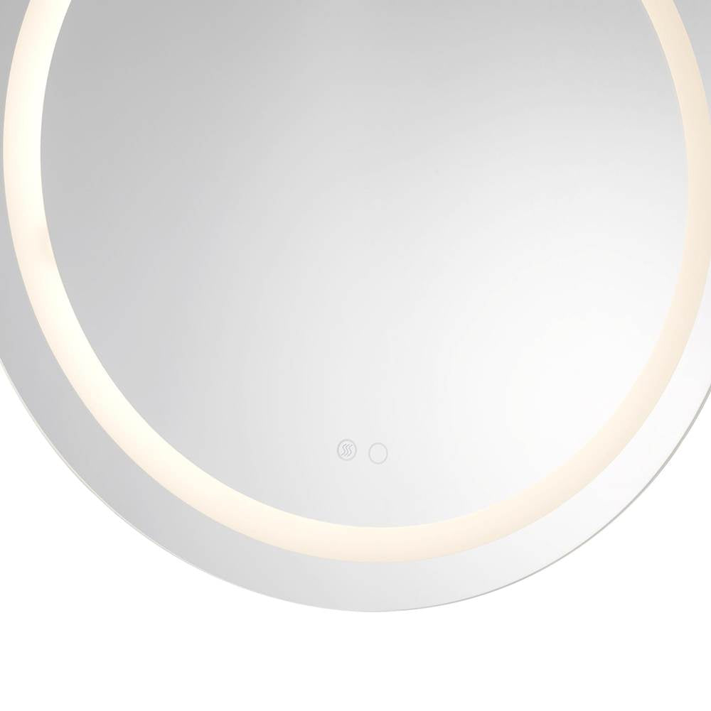 Kuzco VM41032-5CCT Sandblasted Merc Edge Hillmont 32-in Sandblasted Merc Edge Led Vanity Mirror Image 2