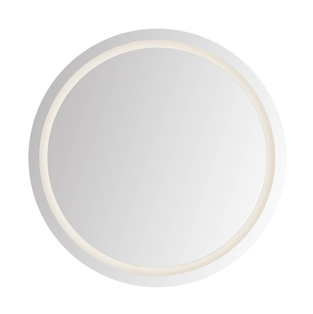 Kuzco VM41040-5CCT Sandblasted Merc Edge Hillmont 40-in Sandblasted Merc Edge Led Vanity Mirror Image 1