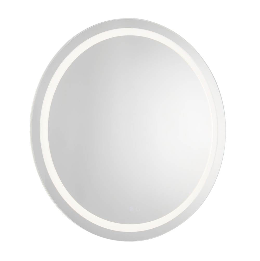 Kuzco Hillmont 40-in Sandblasted Merc Edge Led Vanity Mirror