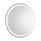 Kuzco Hillmont 40-in Sandblasted Merc Edge Led Vanity Mirror
