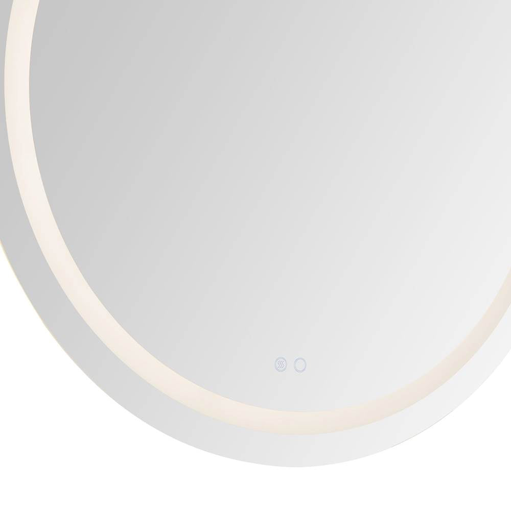 Kuzco VM41040-5CCT Sandblasted Merc Edge Hillmont 40-in Sandblasted Merc Edge Led Vanity Mirror Image 3