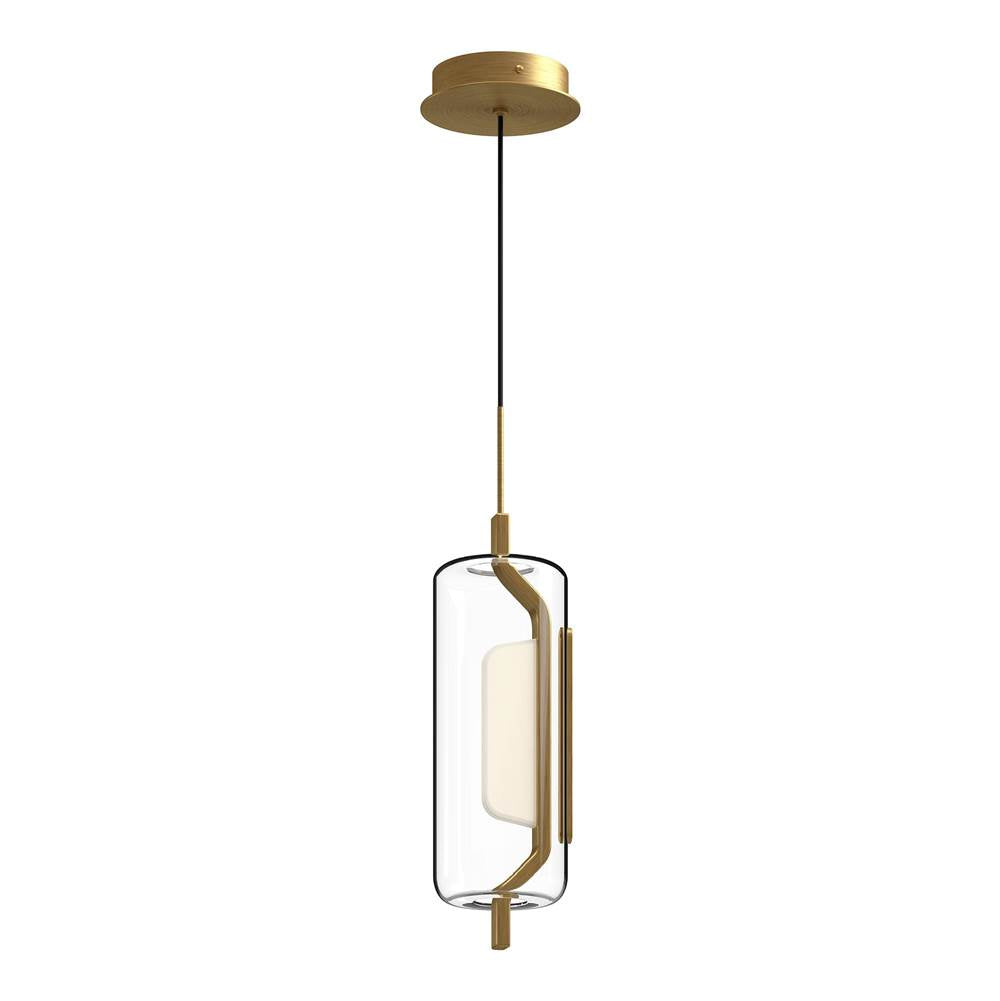 Kuzco PD28515-BG-UNV Brushed Gold Hilo 5-in Brushed Gold Led Pendant Image 1