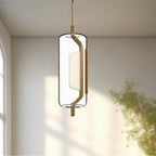 Kuzco Hilo 5-in Brushed Gold Led Pendant