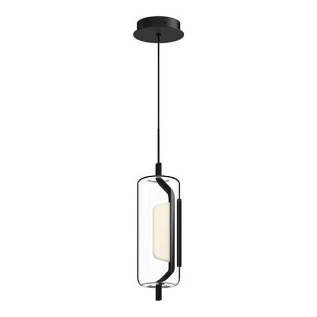Kuzco Hilo 5-in Black Led Pendant