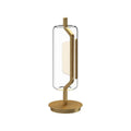 Kuzco Hilo 18-in Brushed Gold Led Table Lamp