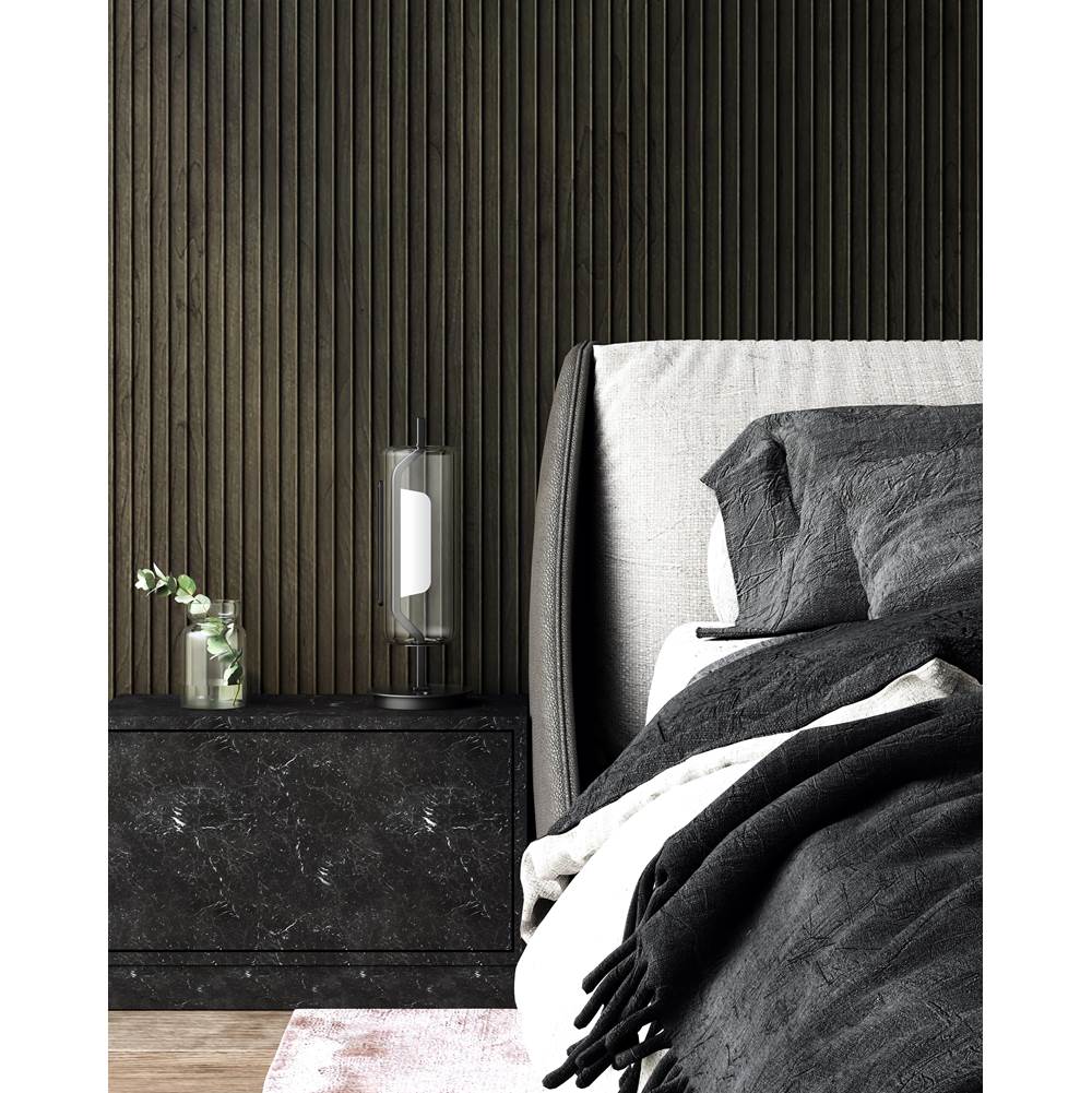 Kuzco Hilo 18-in Brushed Gold Led Table Lamp