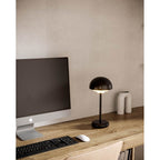 Kuzco TL63812-BK Black Hinata 5-in Black Led Table Lamp Image 2