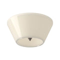 Kuzco Holt 10-in Brushed Gold/glossy Opal Glass Led Flush Mount