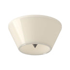 Kuzco Holt 10-in Brushed Gold/glossy Opal Glass Led Flush Mount