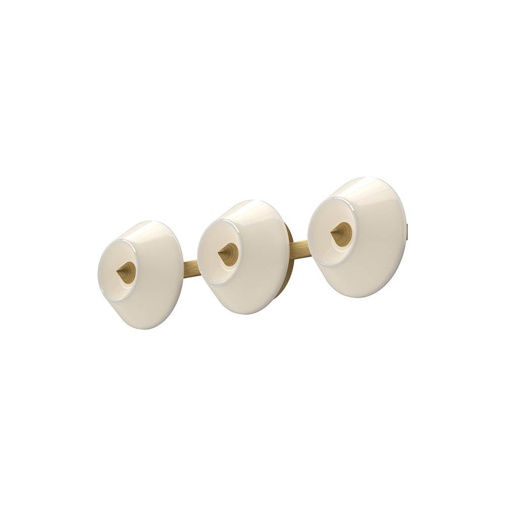 Kuzco Holt 21-in Brushed Gold/glossy Opal Glass Led Vanity