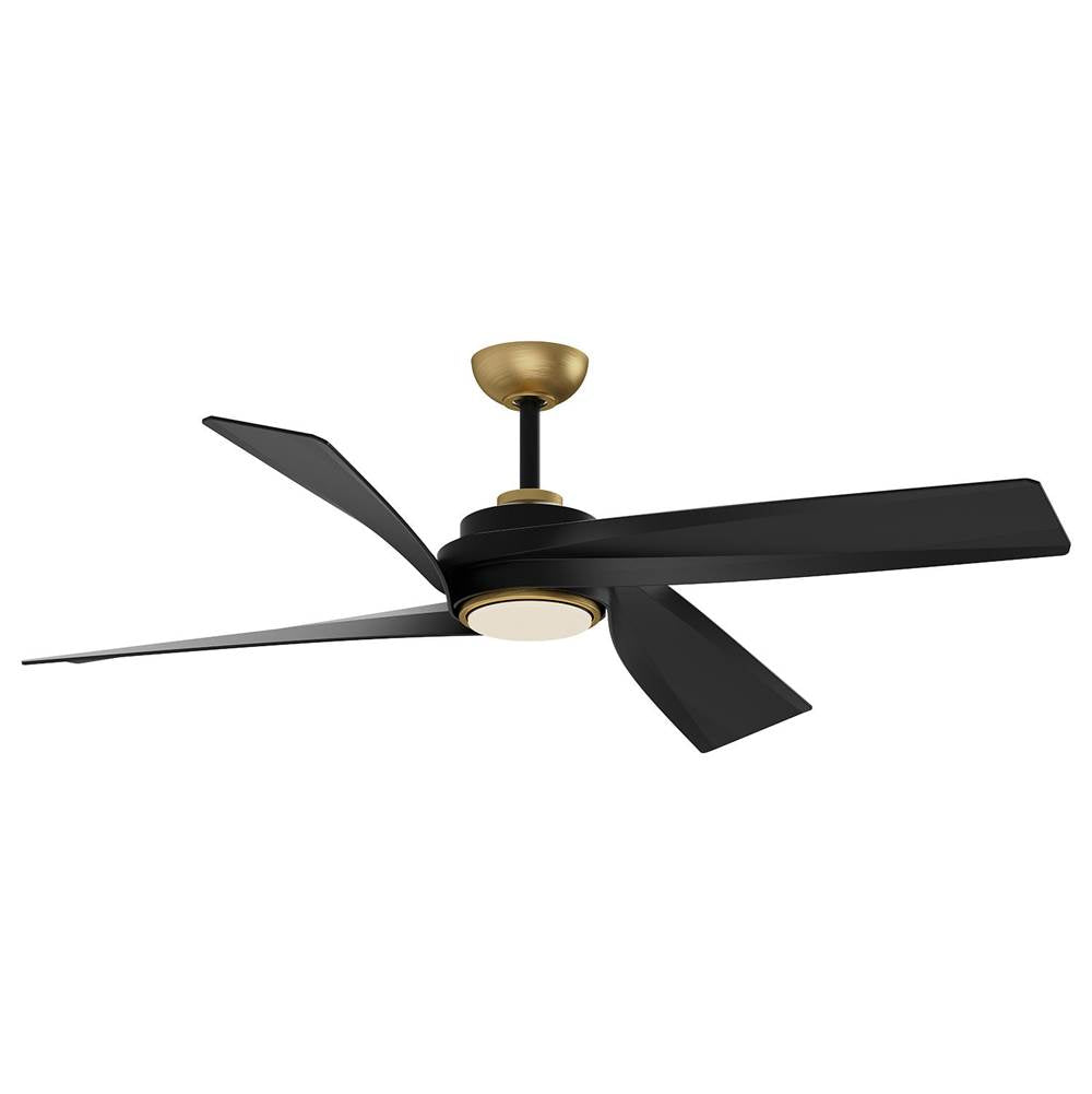 Kuzco CF96956-BG Brushed Gold Horizon 56-in Brushed Gold Led Fans Image 1