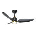 Kuzco CF72942-BG/MB-5CCT Brushed Gold,Matte Black Hugo 42-in Brushed Gold/matte Black With Light Kit Ceiling Fan Image 1