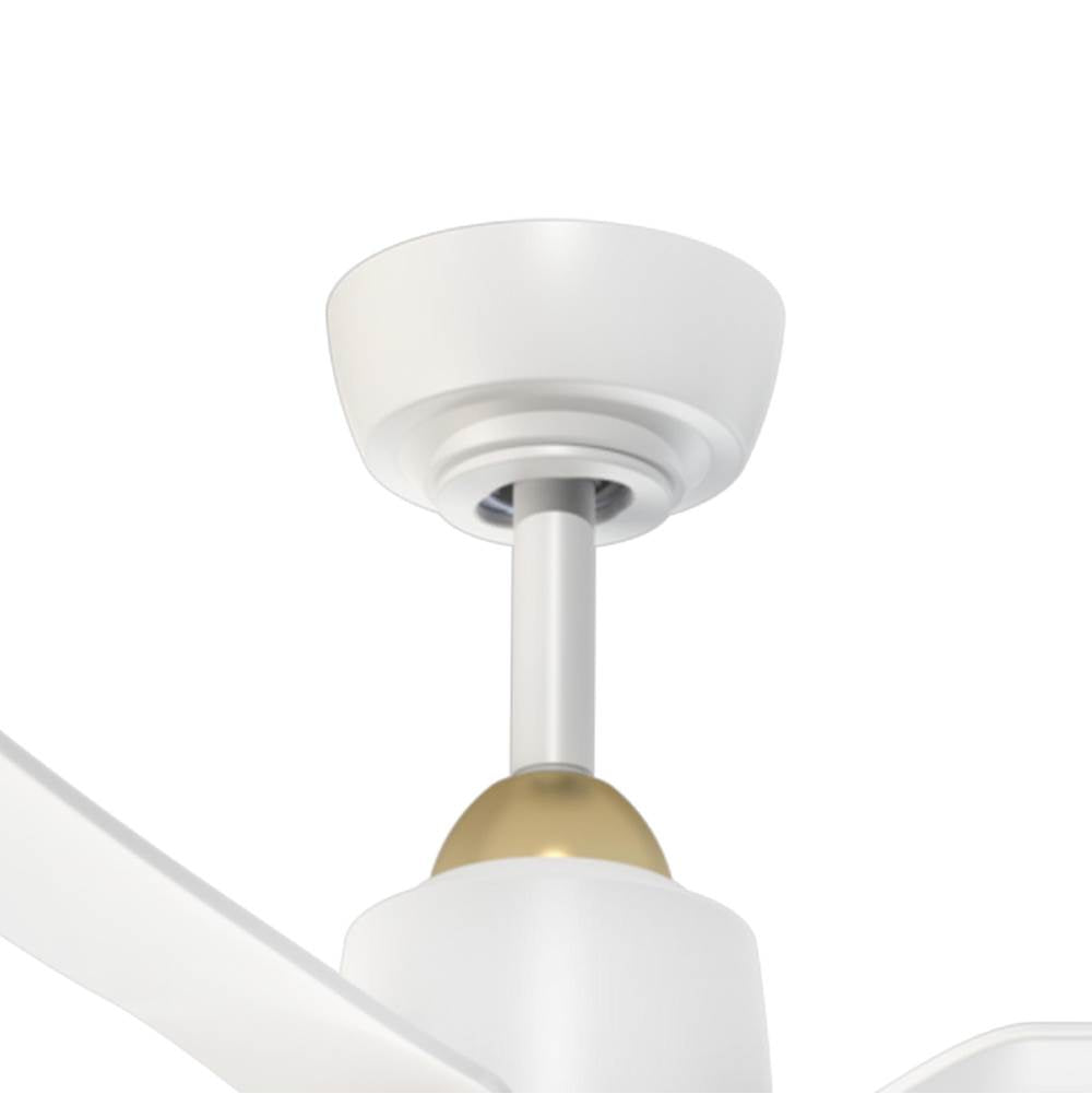 Kuzco Hugo 42-in Brushed Gold/matte Black With Light Kit Ceiling Fan