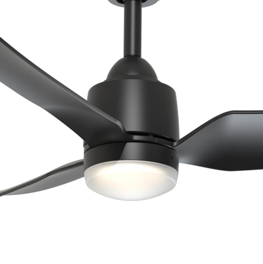 Kuzco CF72942-MB Matte Black Hugo 42-in Matte Black With Light Kit Ceiling Fan Image 3
