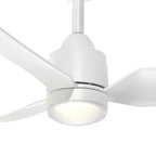 Kuzco CF72942-WH White Hugo 42-in White With Light Kit Ceiling Fan Image 3