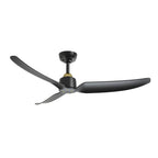 Kuzco CF92952-BG/MB Brushed Gold,Matte Black Hugo 52-in Brushed Gold/matte Black Fan Ceiling Fan Image 1
