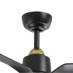 Kuzco Hugo 52-in Brushed Gold/matte Black Fan Ceiling Fan
