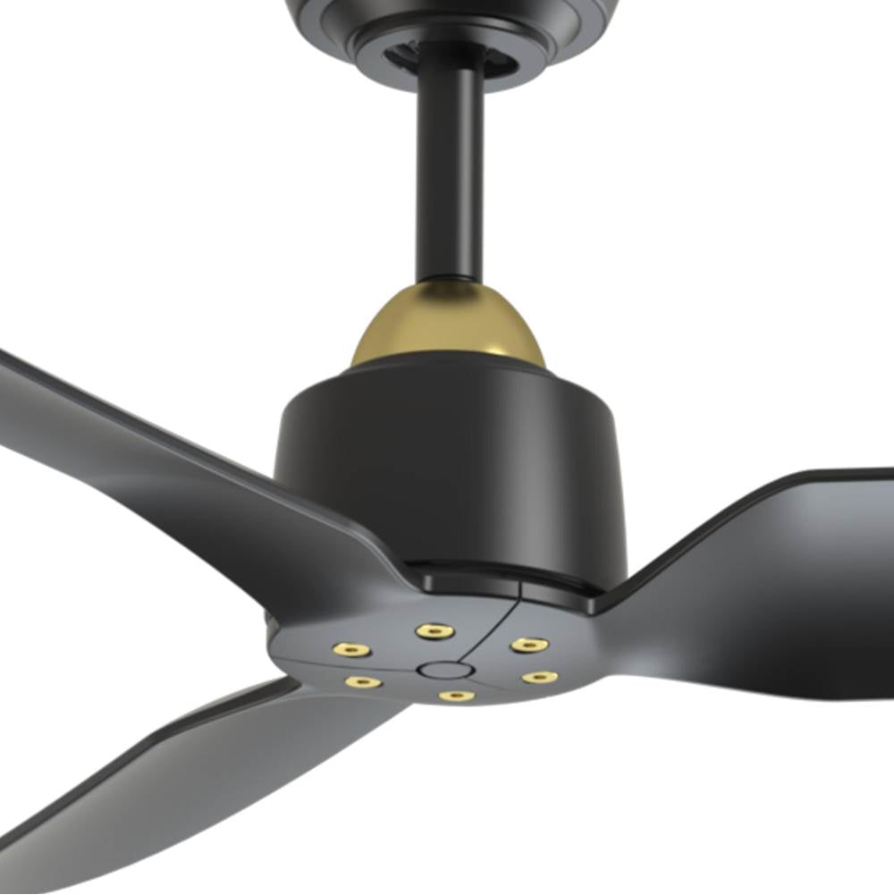 Kuzco CF92952-BG/MB Brushed Gold,Matte Black Hugo 52-in Brushed Gold/matte Black Fan Ceiling Fan Image 3