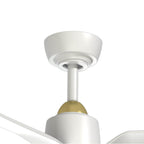 Kuzco Hugo 52-in Brushed Gold/matte Black Fan Ceiling Fan
