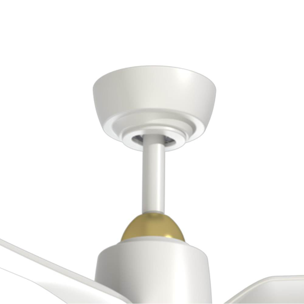 Kuzco Hugo 52-in Brushed Gold/matte Black Fan Ceiling Fan