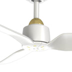 Kuzco CF92952-BG/WH Brushed Gold,Matte White Hugo 52-in Brushed Gold/matte White Fan Ceiling Fan Image 3