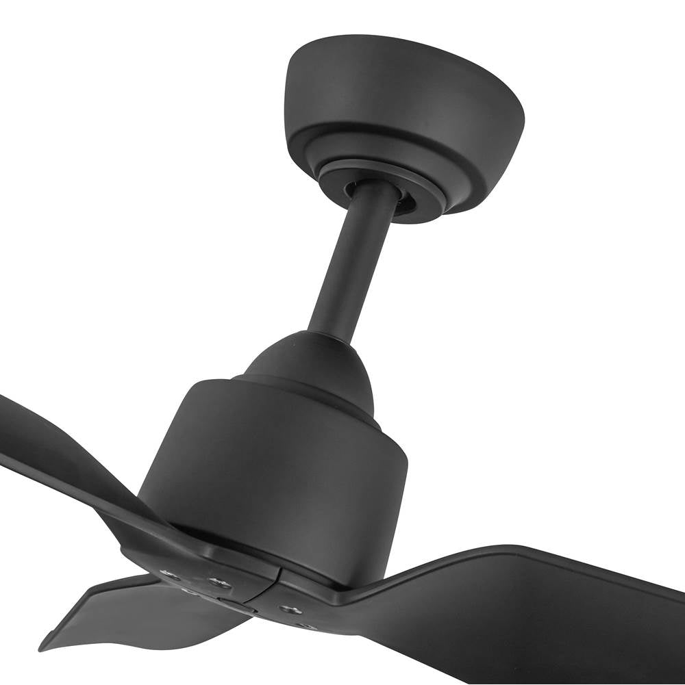 Kuzco CF92952-MB Matte Black Hugo 52-in Matte Black Led Exterior Ceiling Fan Image 7