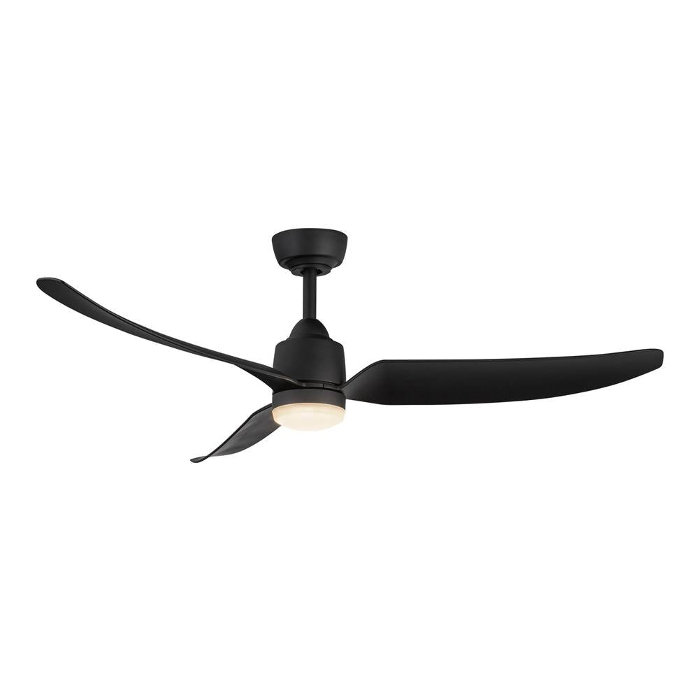 Kuzco CF92952-MB Matte Black Hugo 52-in Matte Black Led Exterior Ceiling Fan Image 3