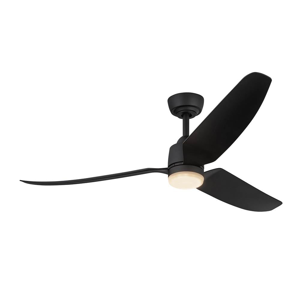 Kuzco CF92952-MB Matte Black Hugo 52-in Matte Black Led Exterior Ceiling Fan Image 2