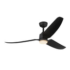 Kuzco CF92952-MB Matte Black Hugo 52-in Matte Black Led Exterior Ceiling Fan Image 2