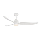 Kuzco CF92952-WH Matte White Hugo 52-in Matte White Led Exterior Ceiling Fan Image 3