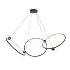 Kuzco CH17703-BK Black Isho 3 Head Black Led Chandelier Image 1