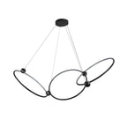Kuzco CH17703-BK Black Isho 3 Head Black Led Chandelier Image 4