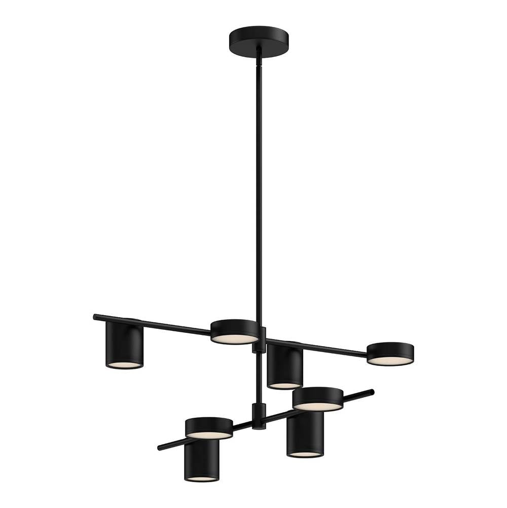 Kuzco Jayden 40-in Black Led Chandeliers