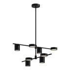 Kuzco Jayden 40-in Black Led Chandeliers