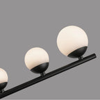 Kuzco CH55524-BK/OP Black,Opal Glass Juniper 3 Head Black/opal Glass Led Chandelier Image 3