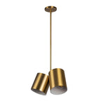 Kuzco PD58814-BG Brushed Gold Keiko 14-in Brushed Gold 2 Lights Pendant Image 3
