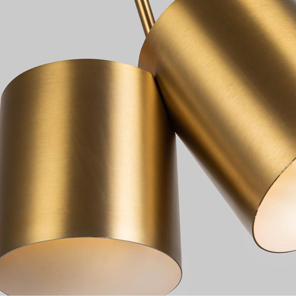 Kuzco PD58814-BG Brushed Gold Keiko 14-in Brushed Gold 2 Lights Pendant Image 2