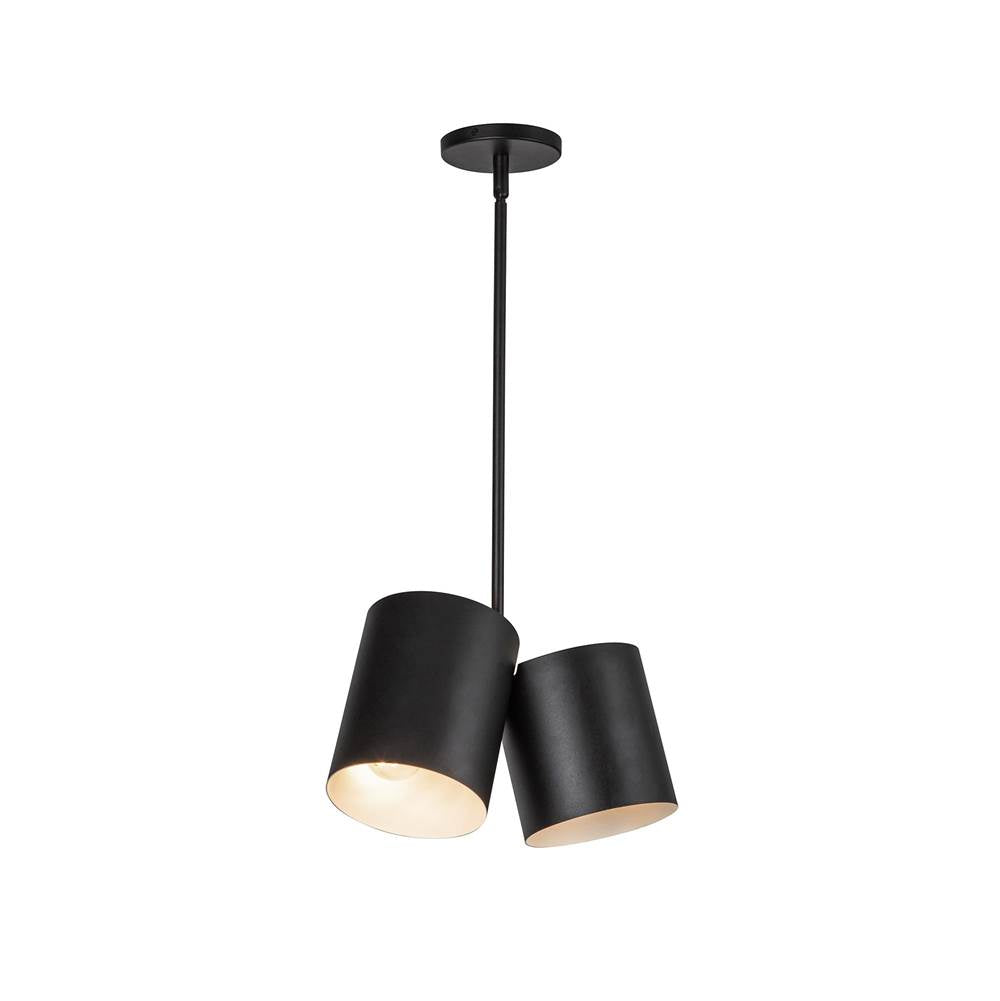 Kuzco PD58814-BK Black Keiko 14-in Black 2 Lights Pendant Image 4