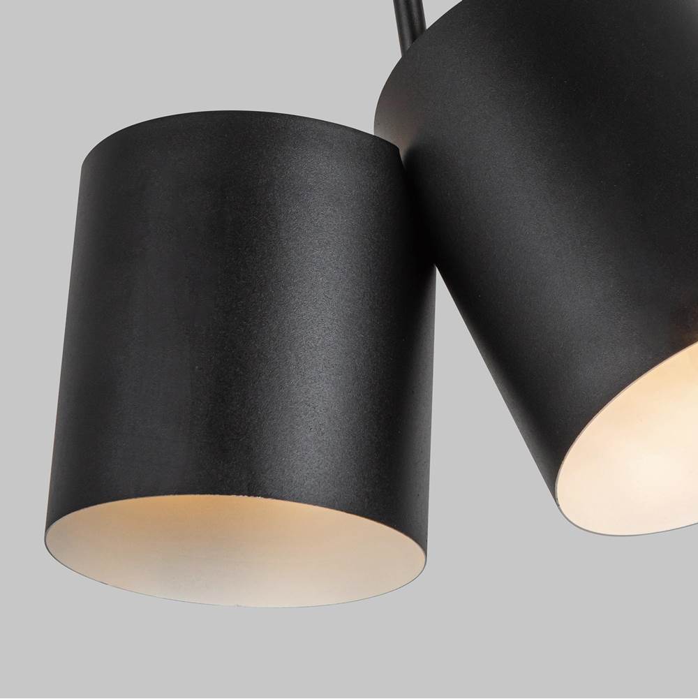 Kuzco PD58814-BK Black Keiko 14-in Black 2 Lights Pendant Image 2