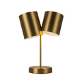 Kuzco TL58814-BG Brushed Gold Keiko 14-in Brushed Gold 2 Lights Table Lamp Image 1