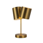 Kuzco TL58814-BG Brushed Gold Keiko 14-in Brushed Gold 2 Lights Table Lamp Image 4