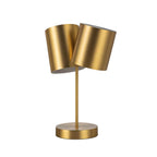 Kuzco TL58814-BG Brushed Gold Keiko 14-in Brushed Gold 2 Lights Table Lamp Image 3