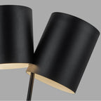 Kuzco TL58814-BK Black Keiko 14-in Black 2 Lights Table Lamp Image 2