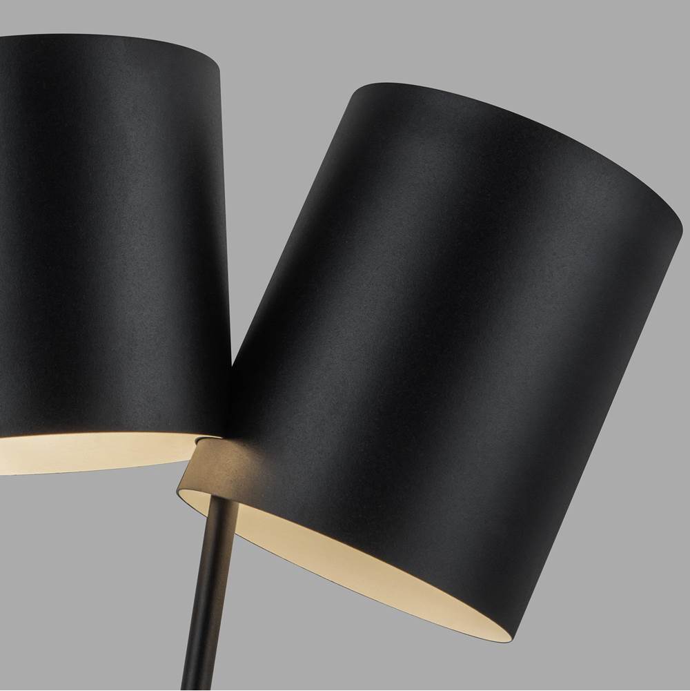 Kuzco TL58814-BK Black Keiko 14-in Black 2 Lights Table Lamp Image 2