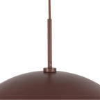 Kuzco PD55922-BGD Burgundy Kirby 22-in Burgundy Socket Pendant Image 2