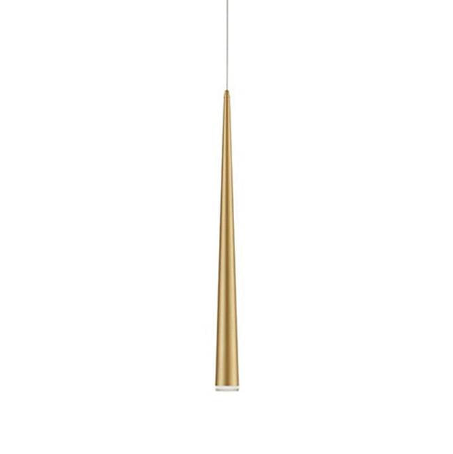 Kuzco Mina 36-in Brushed Gold Led Pendant