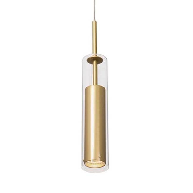 Kuzco Jarvis 3-in Brushed Gold 1 Light Pendant