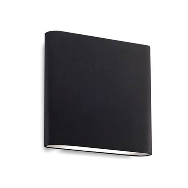Kuzco Slate 6-in Brushed Gold Led Wall Sconce